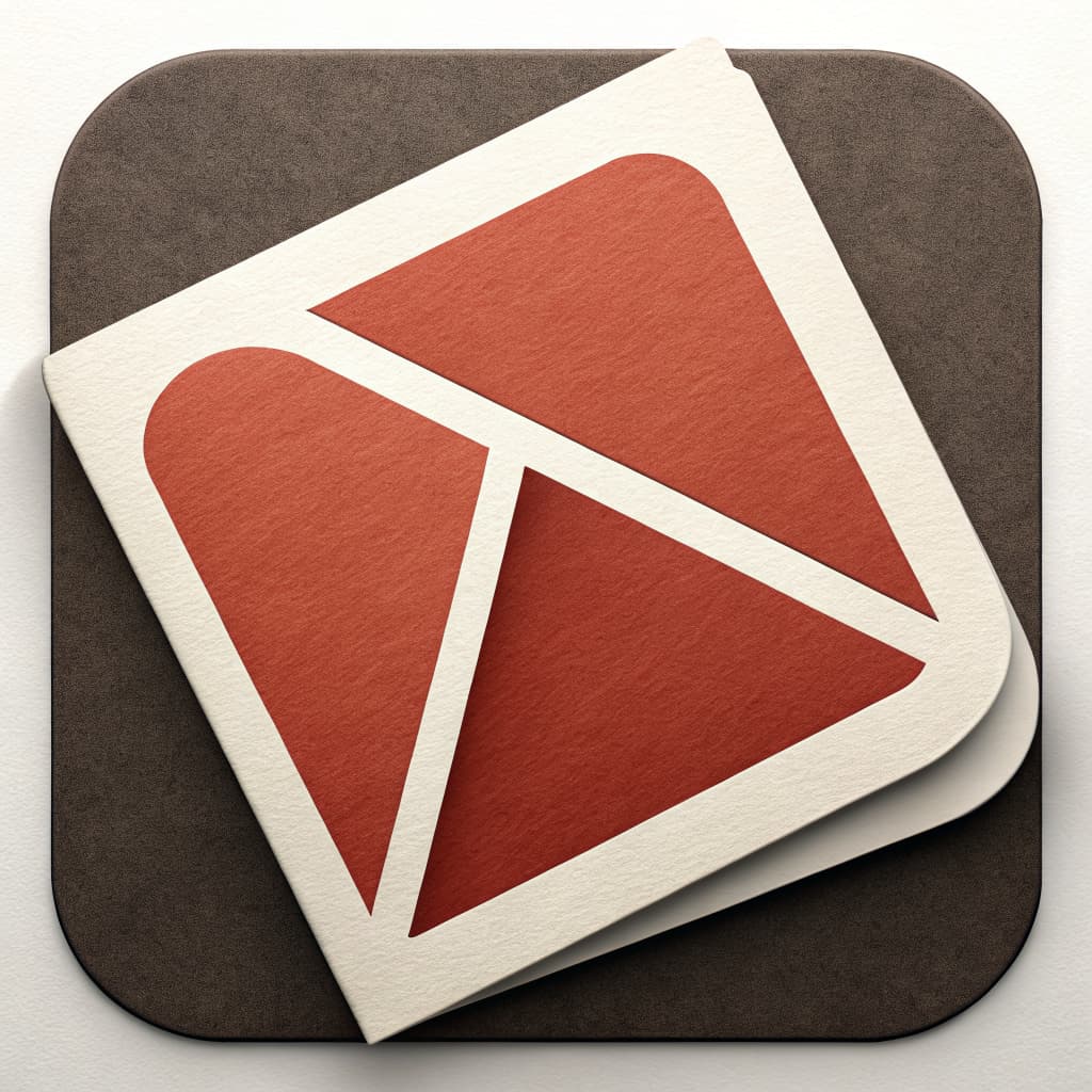 Icon v3-D Paper Slice